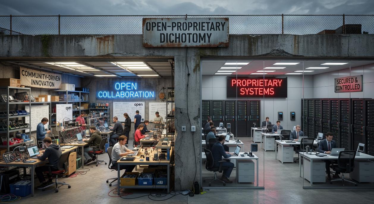 open proprietary dichotomy